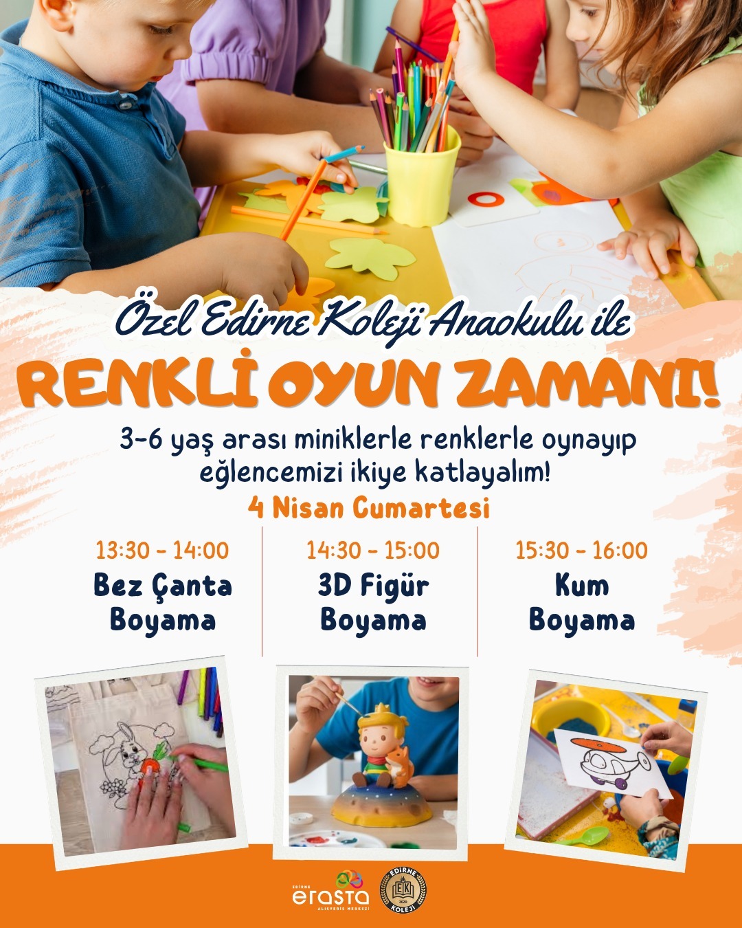 Özel Edirne Koleji Anaokulu ile Renkli Oyun Zamanı! 🖌🎨