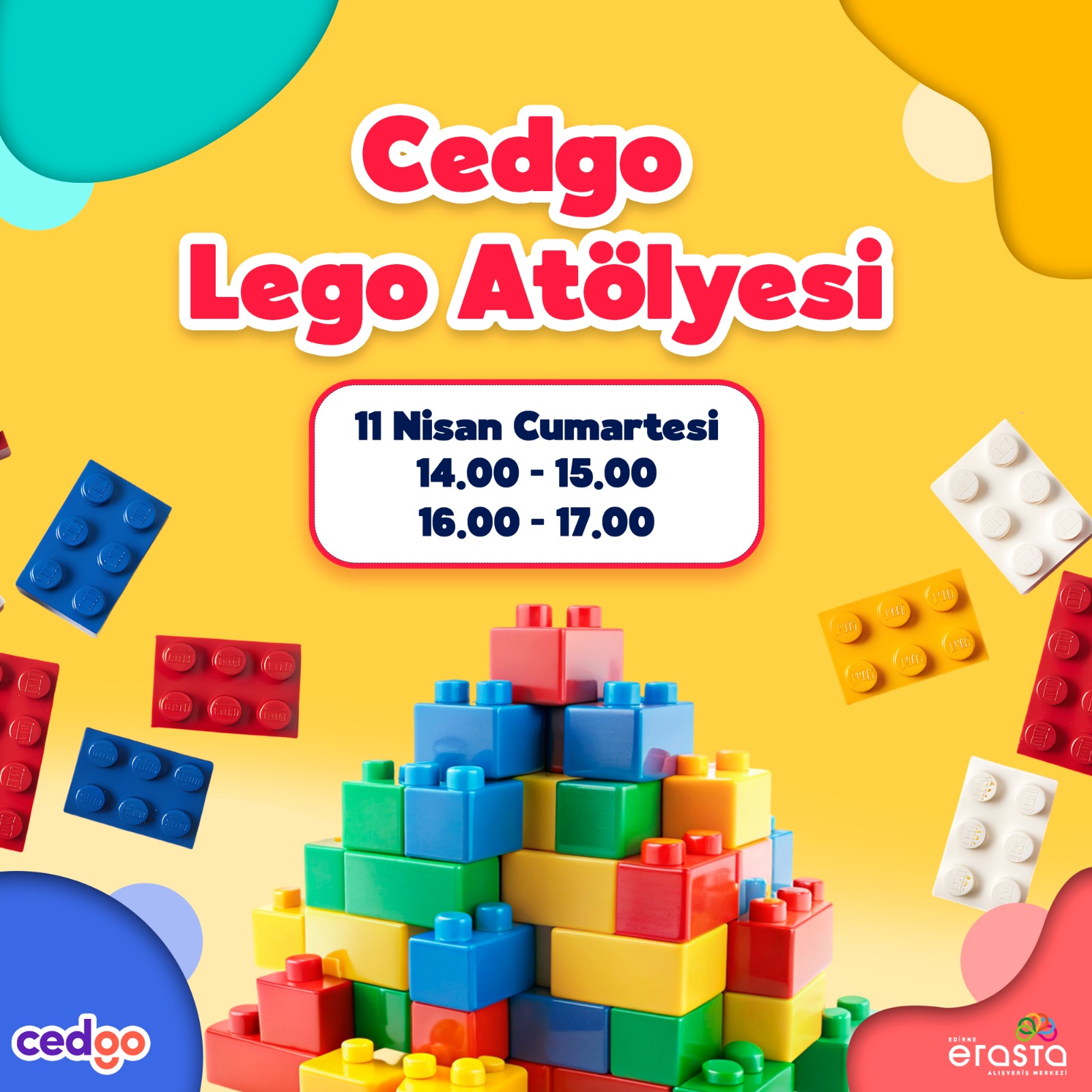 Erasta AVM’de Cedgo LEGO Atölyesi